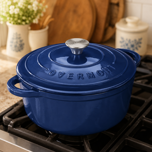 Enamel Cast Iron Dutch Oven 6 Quarts