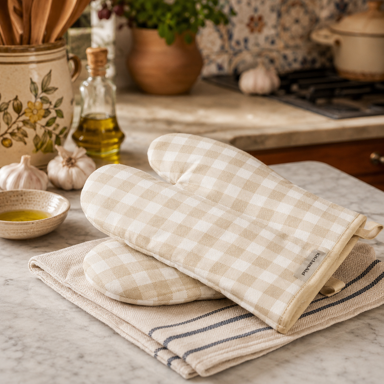 Heat Resistant Oven Mitts